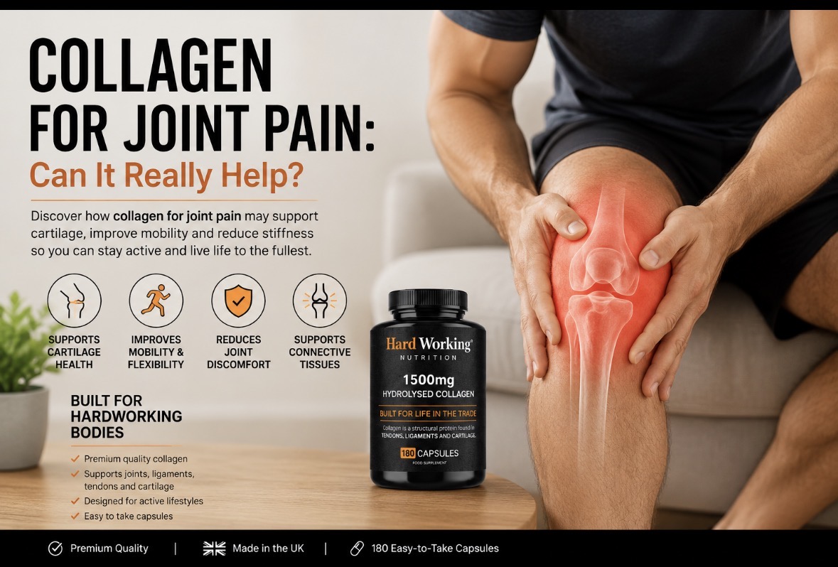 Hard Working Nutrition hydrolysed collagen — built for tradesmen.